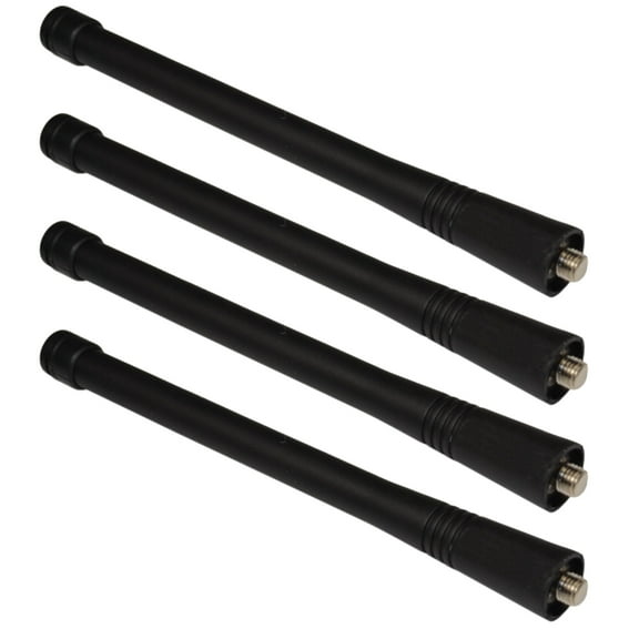 HQRP 4-Pack VHF Antenna For Motorola HT10, HT1550, HT1550-XLS, HT50, HT600 HT750, MV11C