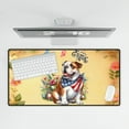 thumbnail image 4 of English Bulldog Celebrates Spring and Enjoys a Happy Easter Desk Mat Full Keyboard Mouse Pad Dog Lover Gifts Idea Large Mousepad - 02001, 4 of 5