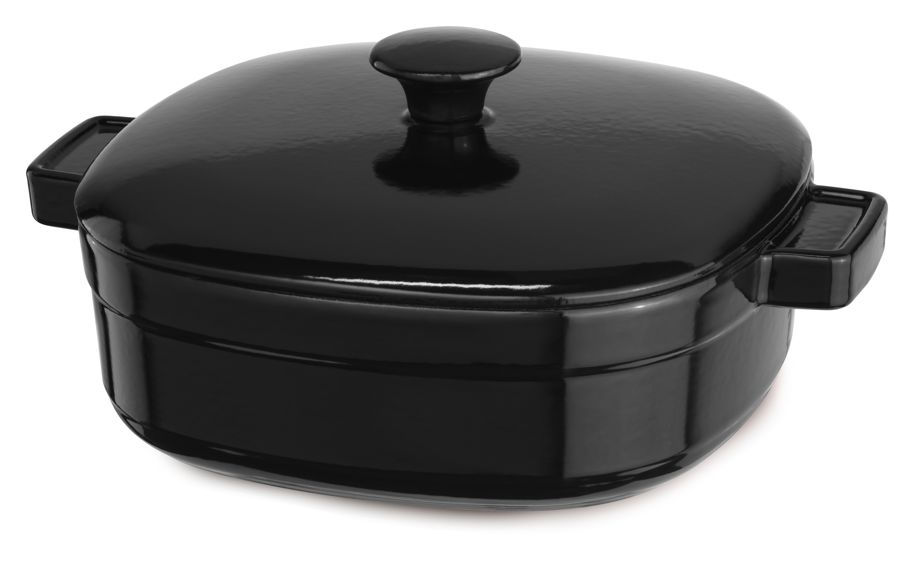 Kitchenaid Streamline Cast Iron 4Quart Casserole, Onyx Black (Kcli40Crob)