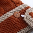thumbnail image 6 of HESHENG Fleece Lined Women Beanie Knit Hat, Winter Scarf Mask Set, Girls Warm Hat Earmuffs Cap with Pom Scarf Glove 4Pcs Set, Caramel, 6 of 8
