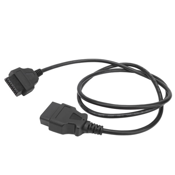 Wosune Cable de extensión OBD2, Conector de Cable OBD de Alta precisión Flexible, Profesional Duradero para diagnóstico de Coche Launch X431 Pro / PRO3 Ecomeon no