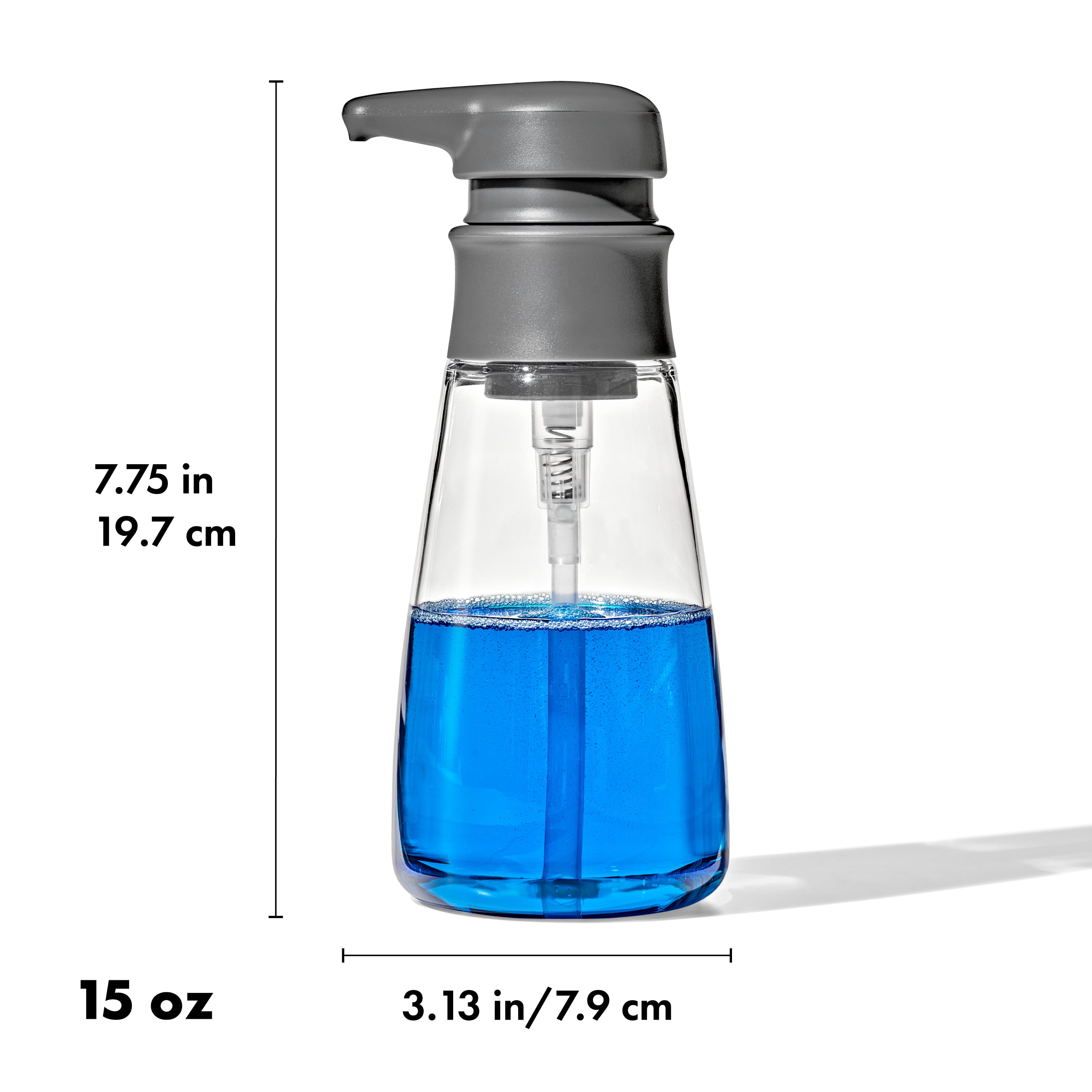 OXO 15-Oz Soap Dispenser, Clear - Walmart.com