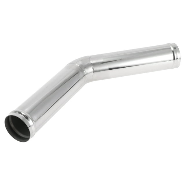 Tubo de escape de mandril de 45 grados con rodillo de perlas, tubería personalizada para automóvil modificado, 2.25" OD, 7.87" de longitud, acero inoxidable T304
