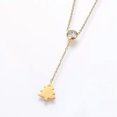 thumbnail image 2 of EOEMY Stainless Steel Set Earrings Pendant Necklace Christmas Tree Gold 16.54" P728-Gold, 2 of 5