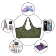 thumbnail image 2 of Yoga Mat Bag Large Yoga Mat Tote With Panniers With Side Pockets And Zippers - Green_ssxjv, 2 of 4
