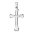 thumbnail image 3 of Sterling Silver Rhodium-plated Cross Pendant, 3 of 4