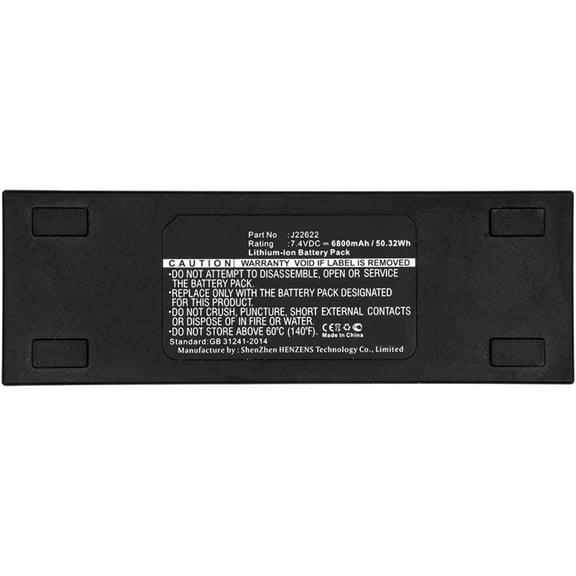 Batteries N Accessories BNA-WB-L8222 Wireless Headset Battery - Li-ion, 7.4V, 6800mAh, Ultra High Capacity Battery - Replacement for Mackie J22622 Battery