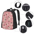 thumbnail image 4 of Daiia Rose Flowers Backpack for Men and Women -Durable Backpack Large Capacity, Water-Resistant Bag with Adjustable Straps and Laptop Compartment, 4 of 9