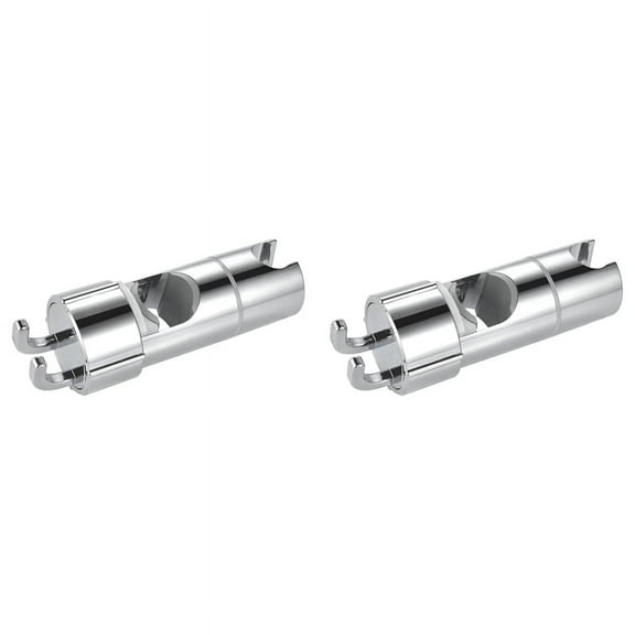 2X Hand Shower Holder with 2 Hooks, Adjustable Shower Holder, 360° Rotatable Shower Holder, for Bathroom