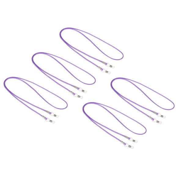 Uxcell Eyeglass Strap Eye Glasses Holder Chains String Lanyard Sunglasses Eyewear Retainer Light Purple 5 Pack