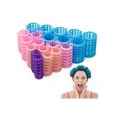 thumbnail image 3 of Hair Rollers for Women,12 Pieces Hair Roller,Plastic Hair Rollers Hair Curlers,Self Grip Rollers with Steel Comb,Rollers Hair Curlers for Hair Hairdressing Styling Tools (Random Color),Topboutique, 3 of 8