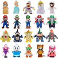 thumbnail image 2 of Muñeco de peluche del juego popular Mario Bros Lindo Mario Luigi Princesa Peach Daisy Rosalina Elefante Bowser Bowser Jr Vivian Ninji Juguete de peluche, 2 of 5