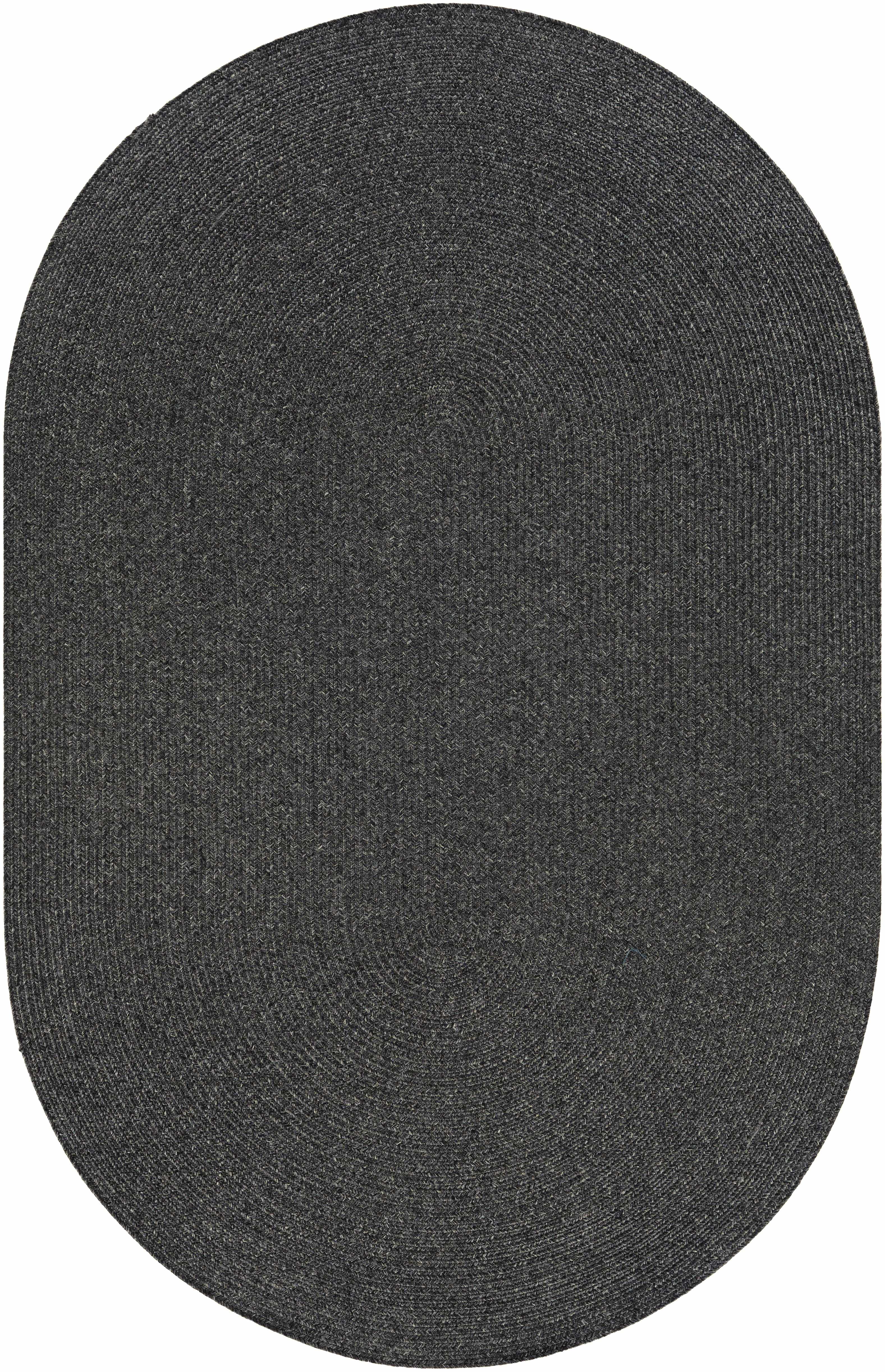 Hauteloom Moxley Living Room, Bedroom Patio Outdoor Area Rug - Black - 8'6" x 11'6"