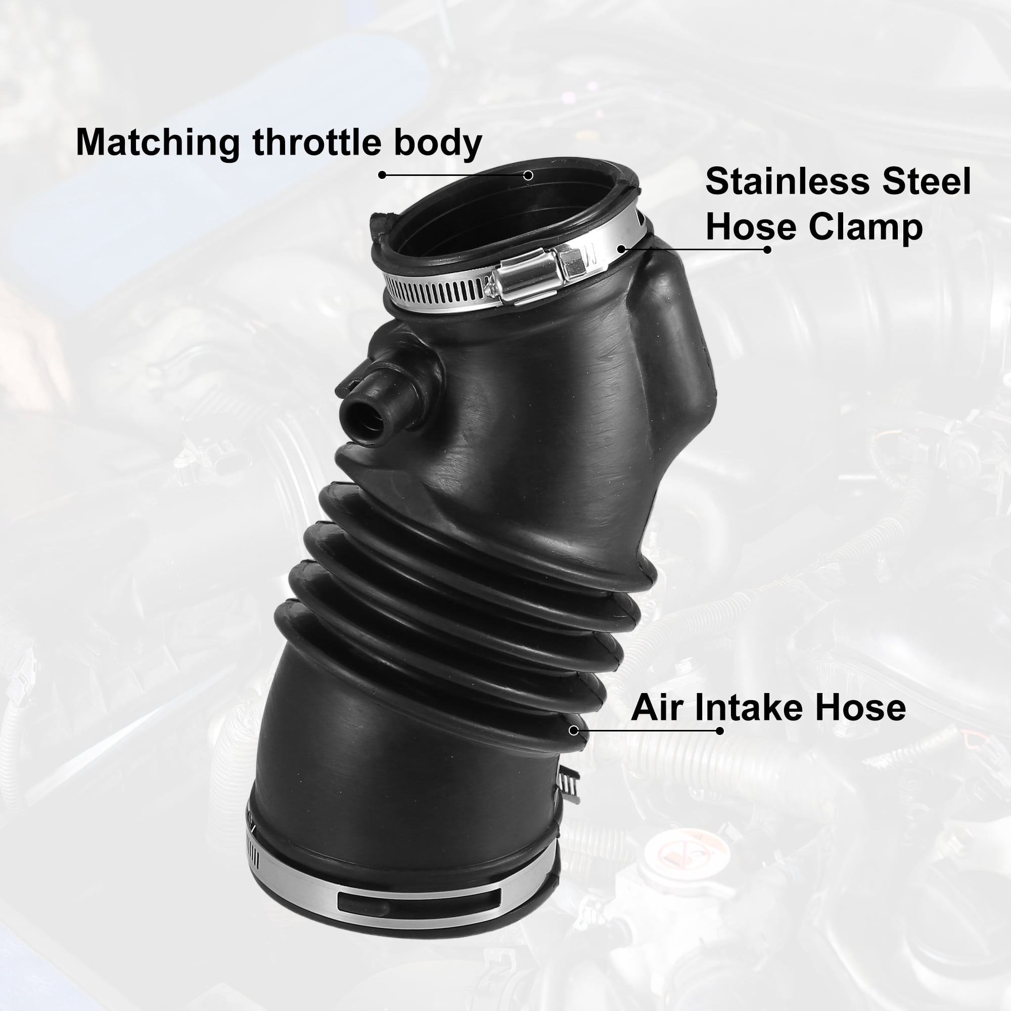 Unique Bargains Engine Air Intake Hose Tube for Honda Pilot V6 3.5L 2009-2015