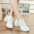 thumbnail image 3 of Women's Dancing Shoes Summer Mid-heel Mesh Breathable Dance Shoes Women's Soft-soled Adult Square Dance Shoes, 3 of 5