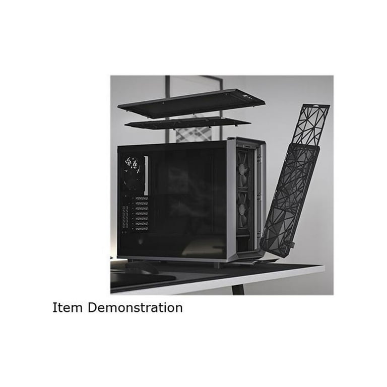 Fractal Design Meshify 2 Black ATX Mid Tower Case, Tinted Glass