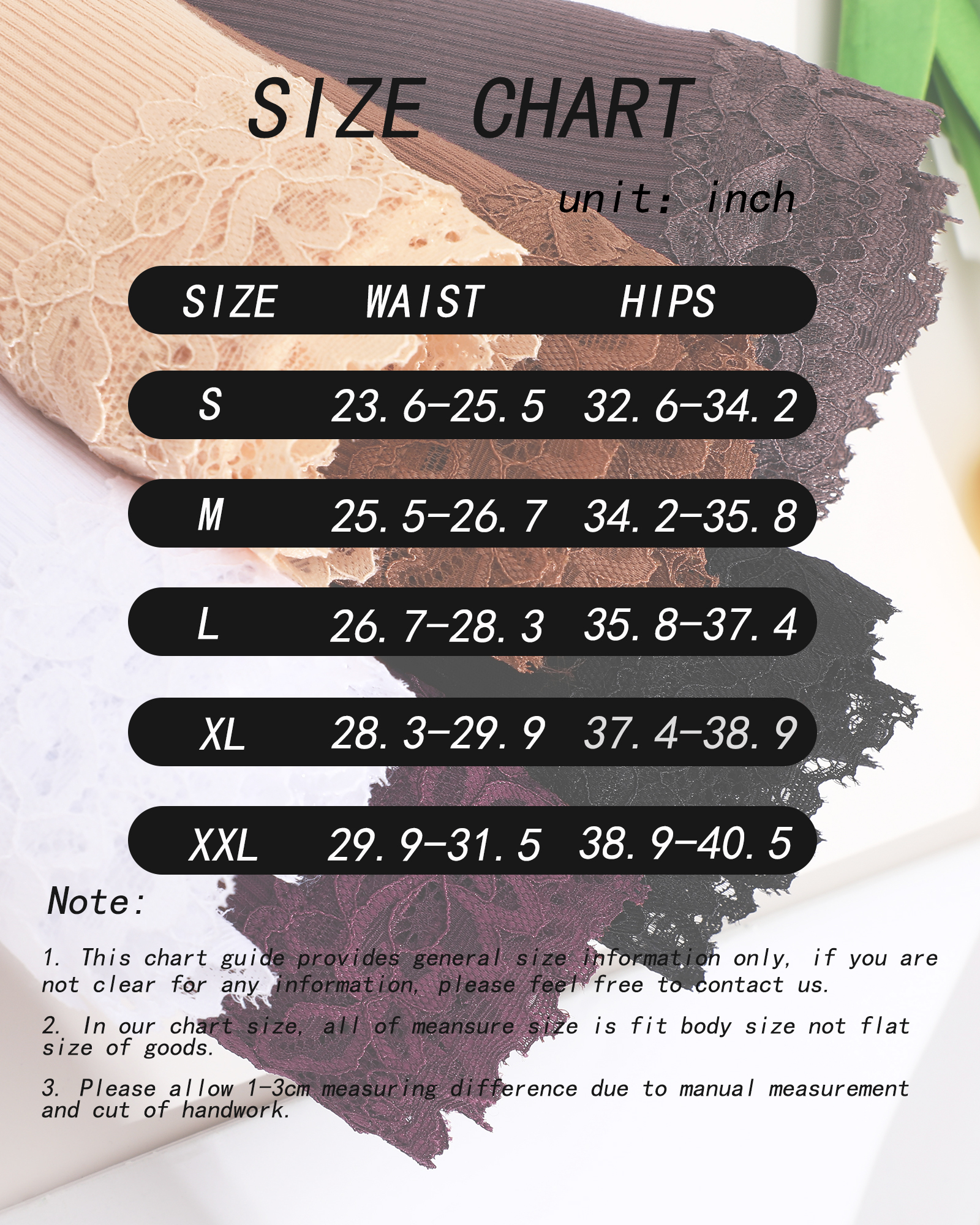 Finetoo Women's Cotton Lace Bikini Underwear, 6-Pack photo 4