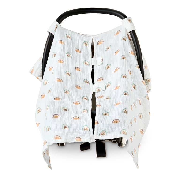 Parent's Choice Muslin Car Seat Cover, Adjustable photo 3