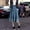 Navy, variant on DuoJiaJ Women's Plus Size Stretchy Waist Casual And Versatile Denim Skirt With Tassle Hem Fashionable And Comfortable High Low Hem Design Denim Skirts Women Blue L