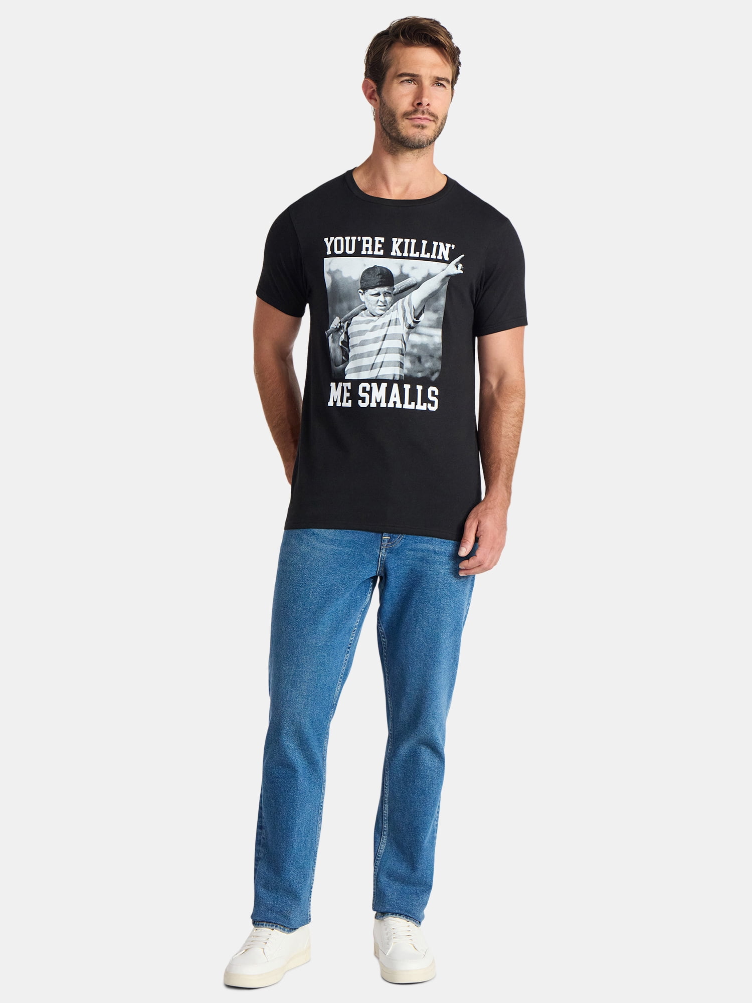 The Sandlot Men's and Big Men's Smalls Graphic Tee with Short Sleeves, Sizes S-3XL