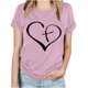 thumbnail image 1 of Blusas de Manga Corta para las Mujeres Imprimir Cuello Redondo Camiseta, Blusa Clásica Vintage para la Primavera Y el Verano, 1 of 4