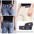 thumbnail image 3 of XIATIAN No Buckle Invisible Elastic Stretch Belt for Men/Women Fits waist 24-50in Father Day Gift, 3 of 7