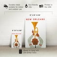 thumbnail image 5 of New Orleans, Louisiana, Horn Player (12x18 Aluminum Art, Indoor Outdoor Metal Sign Decor), 5 of 5
