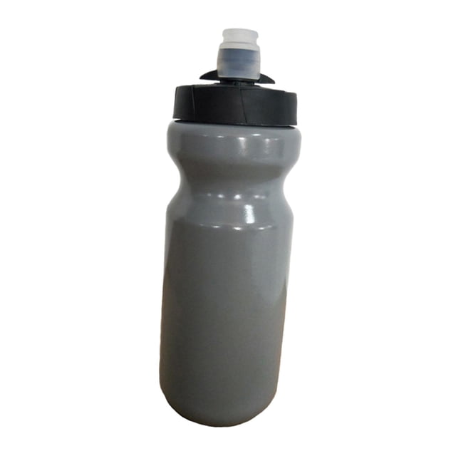 Botella de agua deportiva , portátil, de 620 ml, para hockey sobre hielo, actividades al libre, béisbol, entrenamiento, fútbol. Gris