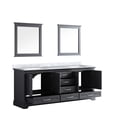 thumbnail image 4 of Functional Bathroom Solution - Dark Grey Double Vanity with Ample Storage and 30 - inch Mirrors, 4 of 6