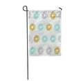 thumbnail image 1 of JSDART Ronds Gris Bleu et Or Abstrait Affiche Journal Album Jardin Drapeau Décoratif Drapeau Maison Bannière 28x40 Pouces, 1 of 1