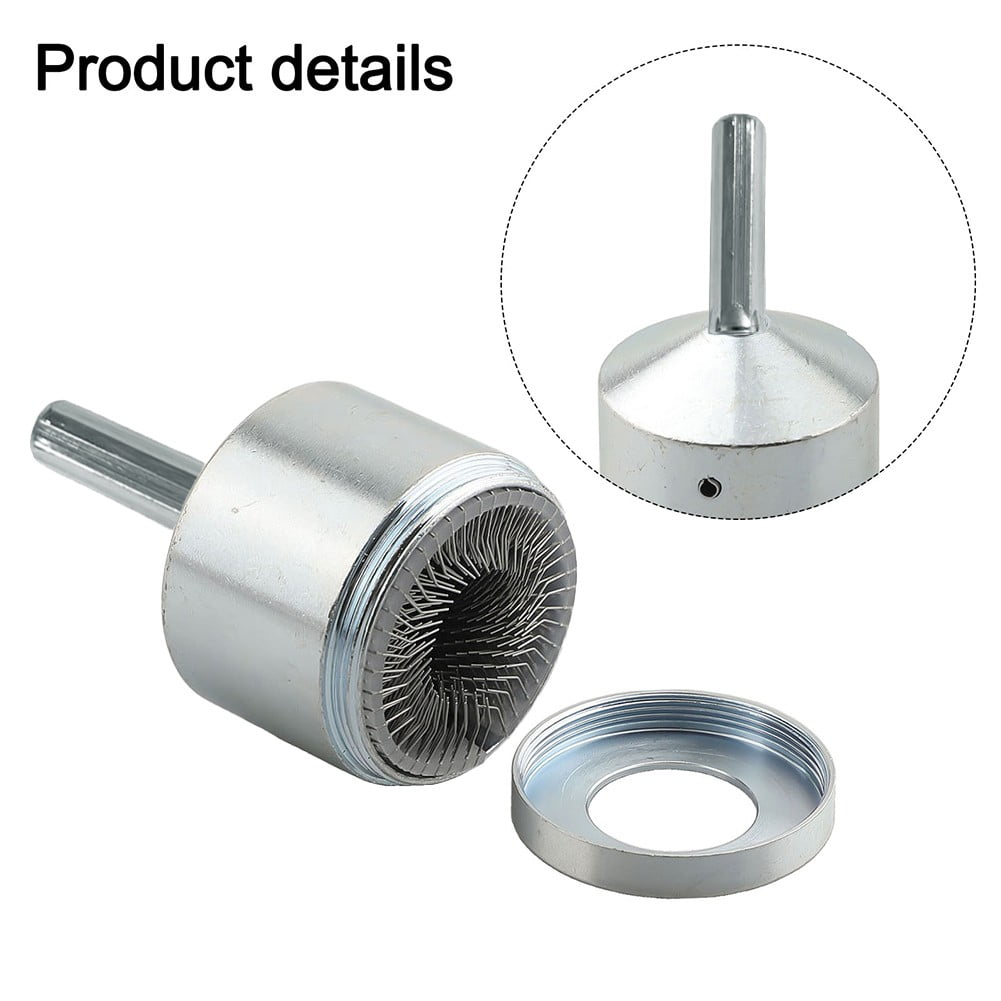 2Pcs 15+22Mm Electric Drill Pipe Cleaner, Copper Pipe Metal Pipe Cleaning Brush 2Pcs