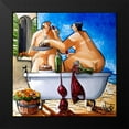 thumbnail image 2 of West, Ronald 15x15 Black Modern Framed Museum Art Print Titled - Couple Bathing, 2 of 5