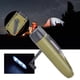 thumbnail image 4 of Linterna solar de manivela manual de plástico ABS AT5503, LED de emergencia, portátil, para escalada y acampada, color verde., 4 of 14