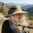 thumbnail image 5 of Solar Powered Fan Hat, Wide Sun Hat 2 USB Solar Charging Fans, Upgraded Outdoor Protection Bucket Hat for Fishing Hiking Gardening Beach, 5 of 6