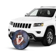 thumbnail image 4 of Looney Tunes Tasmanian DeVil Taz Tire Cover Universal Waterproof DustProof Polyester Spare Wheel Tire Cover Fit For Jeep Rv Camper Suv And Many Vehicle 15 Inch, 4 of 6