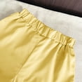 thumbnail image 5 of Cethrio Girls Summer Outfit Sets, 2 Piece Flutter Sleeve Vacation Casual Girls Clothing sets Yellow Size 3-4 T, 5 of 7
