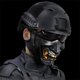 thumbnail image 5 of Máscara de media cara protectora unisex con sonrisa malvada, máscara de boca de demonio espeluznante, máscara de cosplay para festivales Decorat, 5 of 5