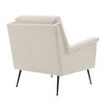 thumbnail image 4 of Modway Chesapeake Fabric Armchair in Black Beige, 4 of 8