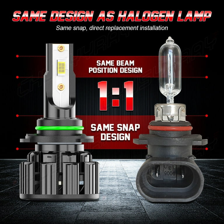 For Dodge Charger 06-07 6x 9005 9006 LED Headlight High Low + 9145 Fog  Light Bulb Combo Kit - Walmart.com