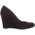 thumbnail image 6 of Jessica Simpson Women's Cash Slip On Wedge, Black Suede, 9.5 M US, 6 of 7