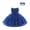 Blue, variant on Baby Girls Ruffle Layered Tulle Tutu Dress, Bowknot V Back Birthday Party Pageant Formal Infant Gown with Headband Rose Red