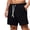 Black, variant on Men’s Textured Jogging Shorts Vintage Casual Summer Bottoms
