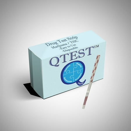 (100 pack) QTEST THC Urine Drug Test Strips Tests for Marijuana, Weed, Pot,
