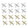 thumbnail image 3 of 24Pcs Decorative Thumb Tacks Silver and Gold for Office and Home Use, 3 of 9