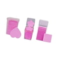 thumbnail image 4 of Almohadillas para uñas de 600 piezas, almohadillas removedoras de la extensión de las pestañas, limpieza de pegamento, limpieza de uñas, tela no rosa rojo, 4 of 9