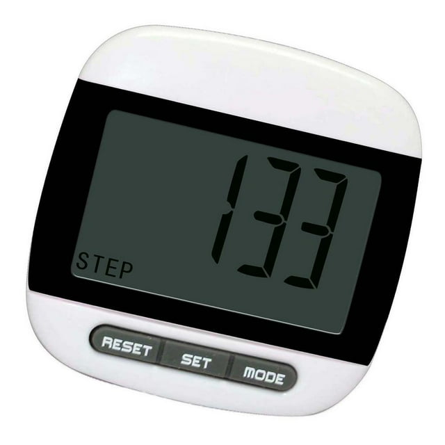 Pedometer For Elderly Easy Pedometer For Walking Pedometers For Steps And Miles Clip On For Seniors Large Digital Display Step Counter workable