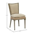 thumbnail image 2 of Milton Reclaimed Pine Upholstered Dining Chair, Driftwood (Set of 2), 2 of 3