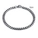 thumbnail image 1 of Vnox Basic 3/5/7/9/11mm de ancho Curb pulseras de cadena de eslabones cubanos para hombres y mujeres joyería antialergia pulsera de acero inoxidable regalos Tan Jianjun unisex, 1 of 2