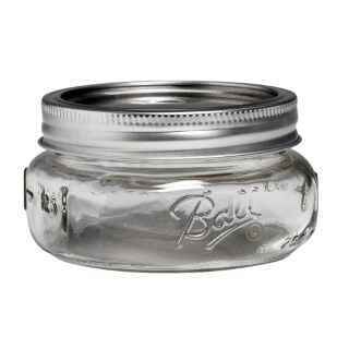 Ball Canning Jars - Platnum - Wide Mouth - 8 oz - 4 count - Walmart.com ...