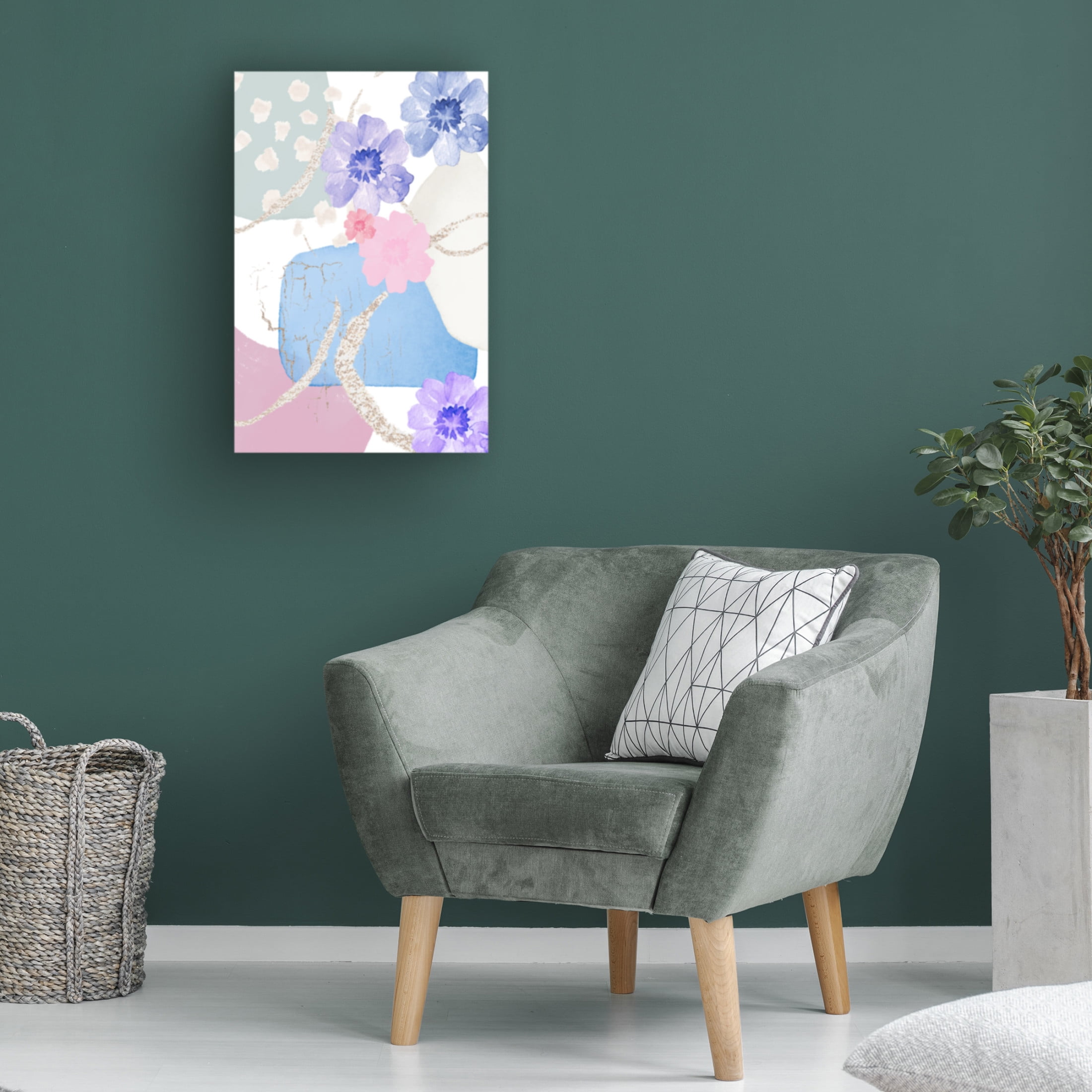Trademark Fine Art Sally Ann Moss pretty pastels2 Canvas Wall Art